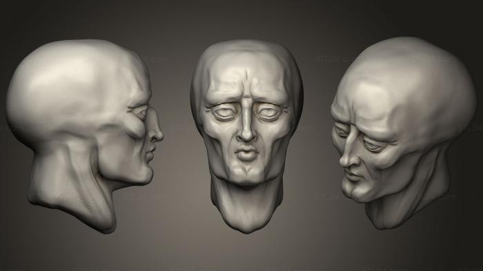 Анатомия скелеты и черепа (Красавчик сквидвард, ANTM_1199) 3D модель для ЧПУ станка